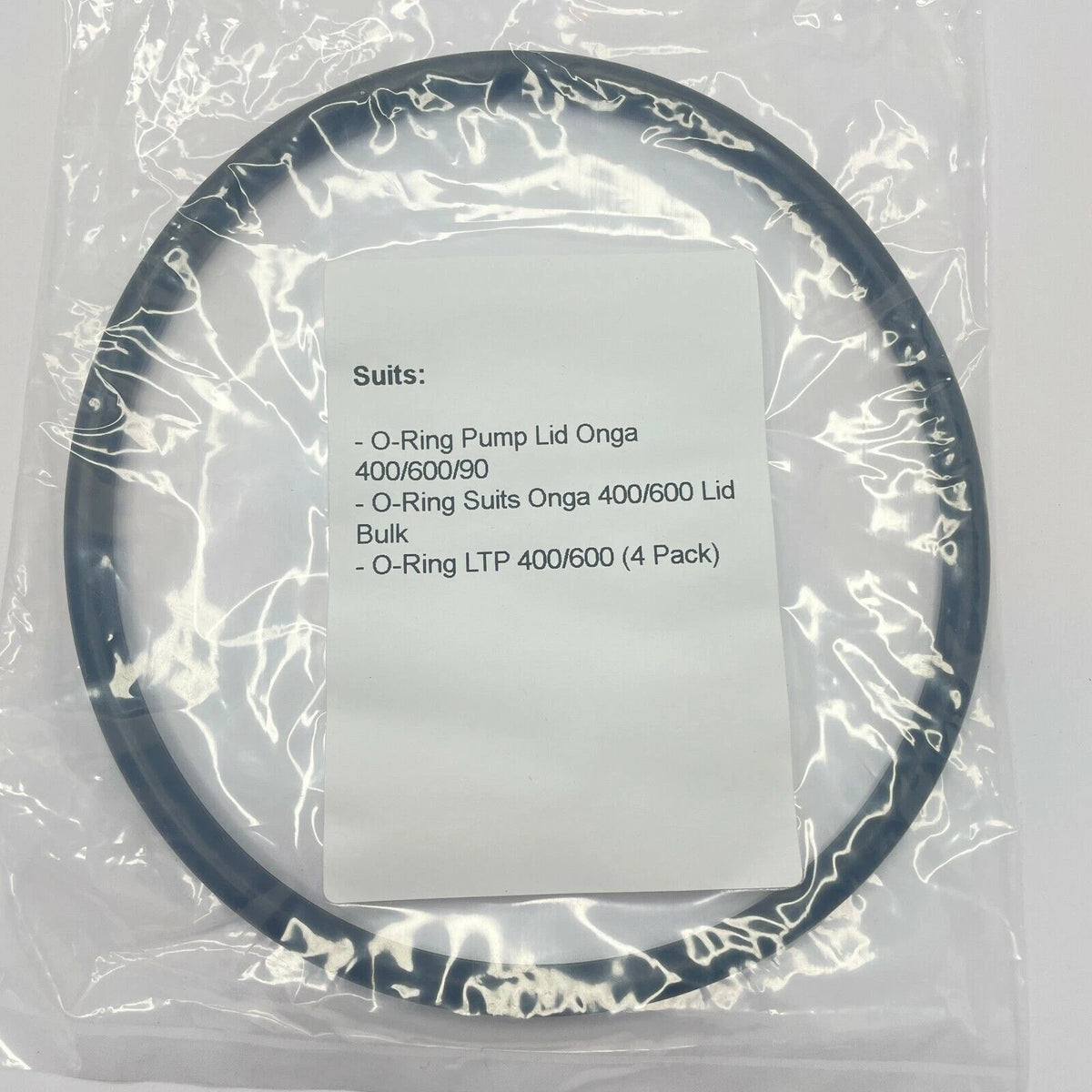 O'Ring Onga Leisuretime Pool Pump Lid LTP 400 600 90 Replacement oring