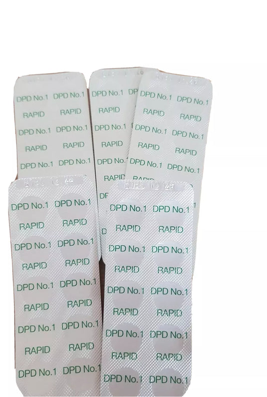 DPD1 50 tablets Pool Spa Chlorine Bromine water 4 in 1 Lovibond Test strips kit