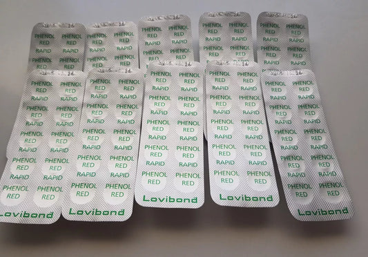 100 X Phenol Red PH Test Kit Tablets SWIMMING POOL SPA WATER REFILL STRIP