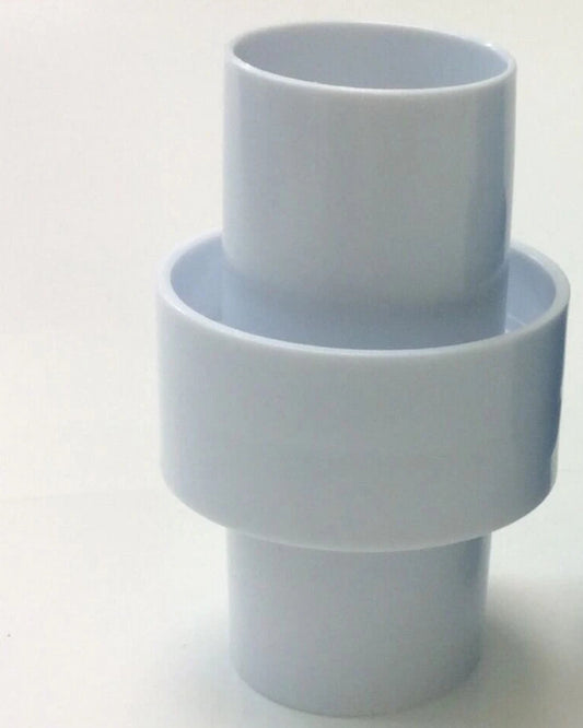 2 x Swimming Pool Vacuum Hose Joiner Connector 38mm - White or Blue joiners