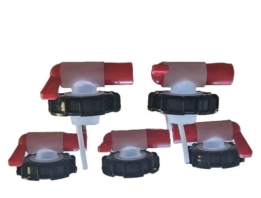Drum Cap Tap Aeroflow (Pack Of 5) suits 15L, 20L and 25L Cubes (58mm)