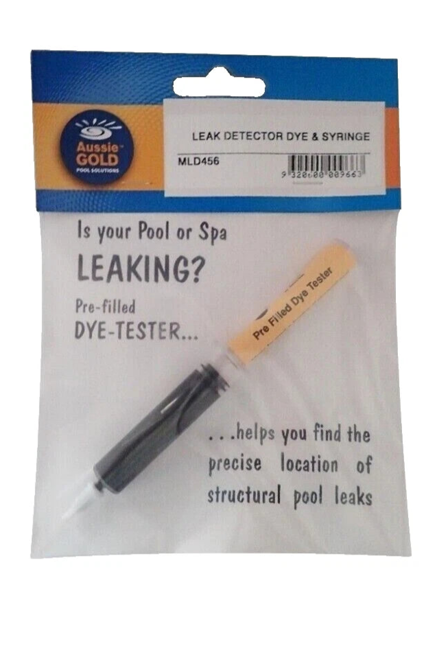 Pool Leak Detector Dye & Syringe Set  Spa Water Leak Fix Plumbing Dye