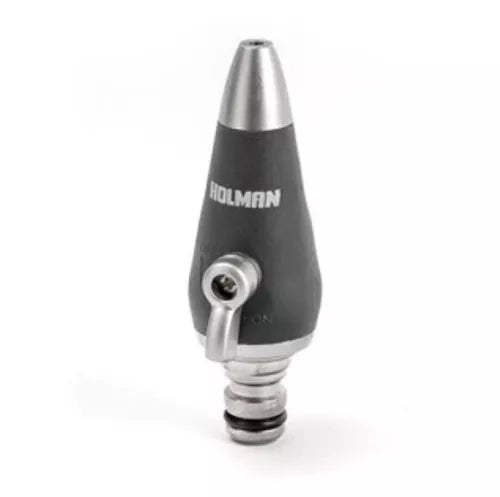 Holman 12mm Metal Adjustable Power Nozzle Garden Jet hose attachment