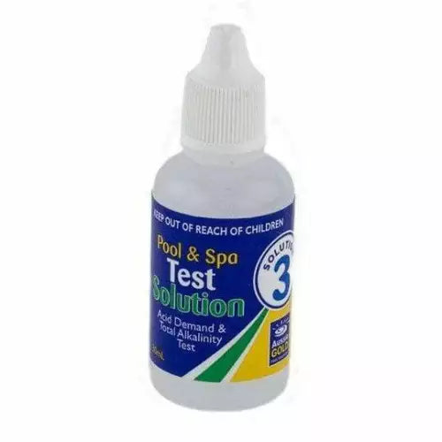 Aussie Gold Reagent No.3 Acid Demand Solution Suits 4in1 Pool Spa Test Kit