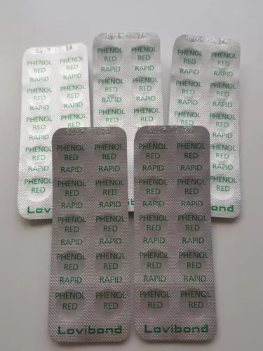 50 Phenol Red Rapid PH tablets Swimming Pool spa water Test strips kit refill
