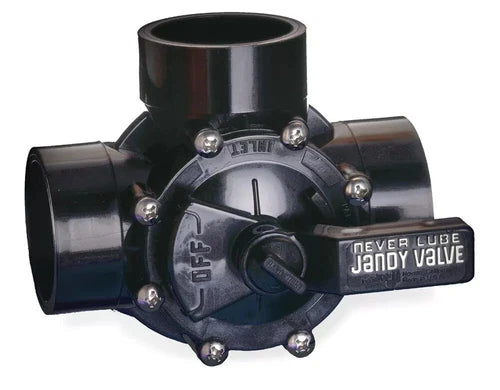 Jandy 50mm PVC 3 Way Valve for Pool and Spa Genuine Never lube