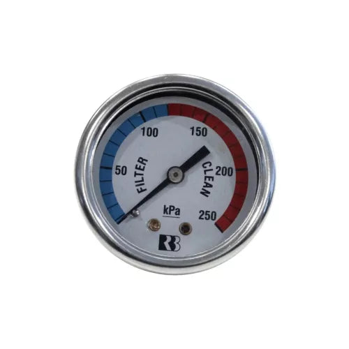 Stainless Steel Pressure Gauge Back mount Pool Filter 50mm