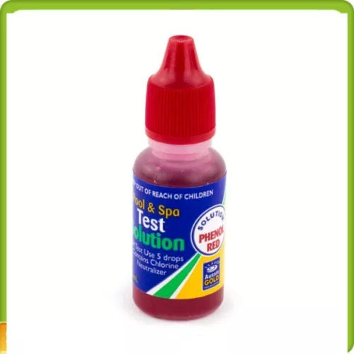 Aussie Gold Phenol Red 15ml pool test kit solution