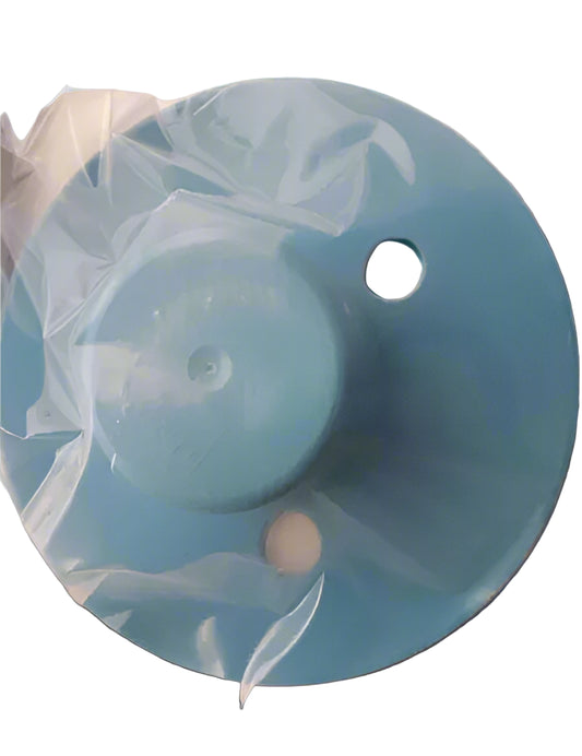Heavy weighted pool main drain cover ideal for automatic cleaner use- blue