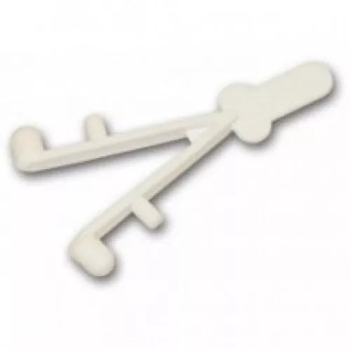 Wishbone Clip V Y shape - White for Swimming Pool Telescopic Poles Aussie Gold