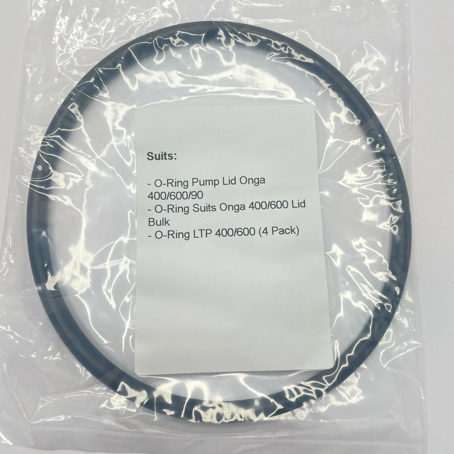 O'Ring Onga Leisuretime Pool Pump Lid LTP 400 600 90 Replacement oring