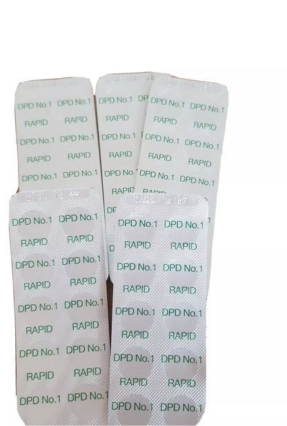 DPD1 50 tablets Pool Spa Chlorine Bromine water 4 in 1 Lovibond Test strips kit