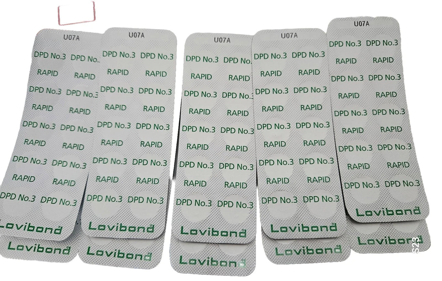 Lovibond DPD3 Pool Water test tablets for Total chlorine. 50 tablets